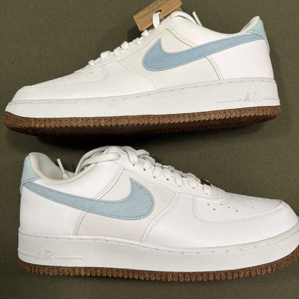 BRAND NEW Nike Air Force 1 '07 LV8 Indigo CZ0338-100 Size 11.5 Authenticated! DS
